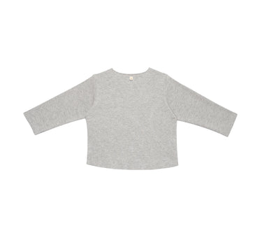 Žebrované tričko - light grey